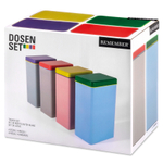 Набор банок для хранения, 1,65 л, 4 шт.