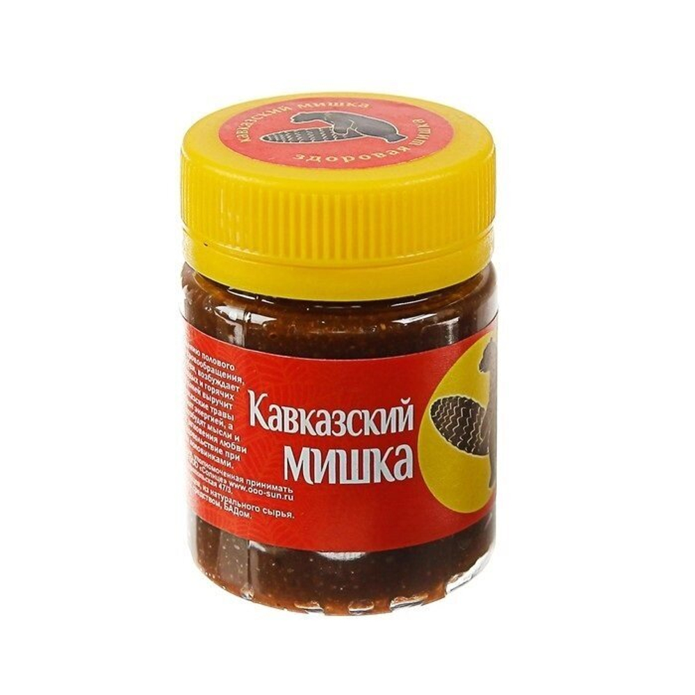 Кавказский афродизиак "Кавказский мишка - Здоровая шишка". 40 мл.
