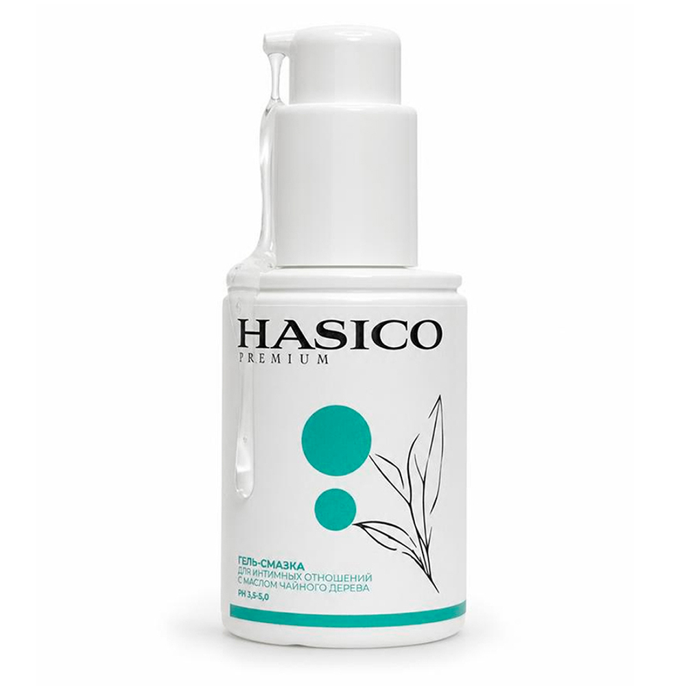 Интимная гель-смазка на водной основе с Маслом чайного дерева Hasico Premium 100мл