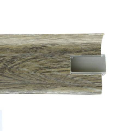 Пластиковый плинтус Royce 58 мм (2200x58x20) 803 Дуб Сальса