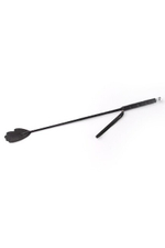 Стек кожаный с окончанием в форме ладони (черный) (Цвет: черный)