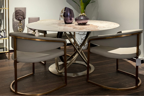 Стул 60x53x74см Garda Decor Surge бежевый с золотом