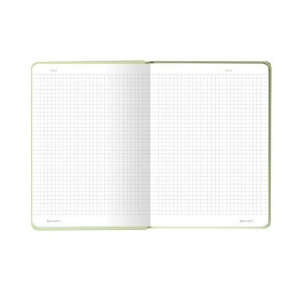 Блокнот с резинкой А5 (145х203 мм), в клетку 96 л., твердая обложка с фольгой, "Avocado", 113733