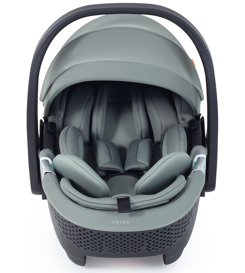Детская коляска Rant Teo Soft 3 в 1 с автокреслом Aster Zero Olive Graphite