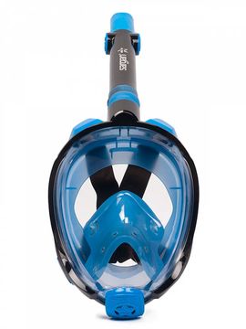 Маска полнолицевая Sargan Галактика премиум черная/синяя/голубая