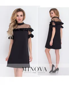Платье 8577-черный Minova
