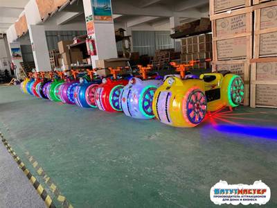 Парковый электромобиль «Ярость» детский, 1 место, на батареях для ТРЦ