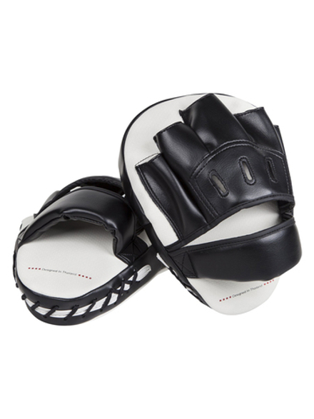 Лапы Venum Light White/Black (пара)