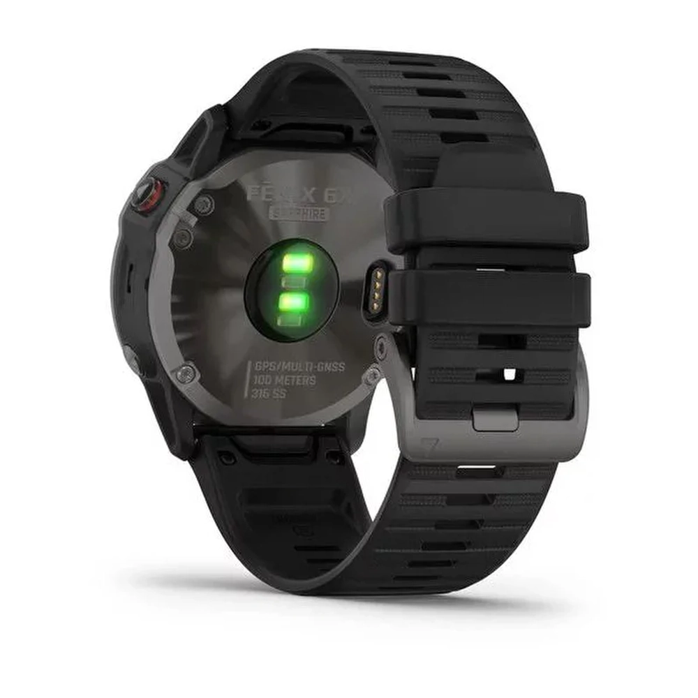 Смарт-часы Garmin Fenix 6X Sapphire, серый, 010-02157-11