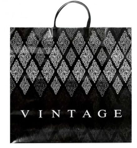 Пакеты с пластиковыми ручками "Винтаж" 38х34+3см 90мкм (10/150 шт)