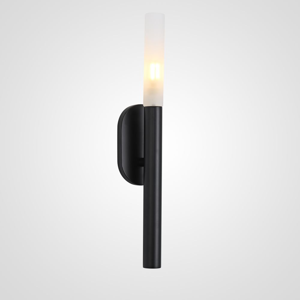 Бра Rousseau Small Bath Sconce Black By Imperiumloft
