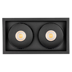Светильник CL-SIMPLE-S148x80-2x9W Day4000 (BK, 45 deg) (Arlight, IP20 Металл, 3 года) 026877