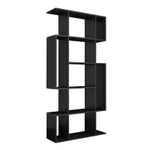 Стеллаж 90х24х171, Марм, деревянный, напольный для игрушек книг цветов, в детскую, ванну, гостиную, серый, Dipriz