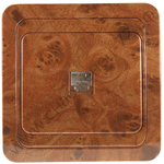 СВЕТОЗАР Гамма, телефонная одинарная цвет орех, Электрическая розетка (SV-54117-N)