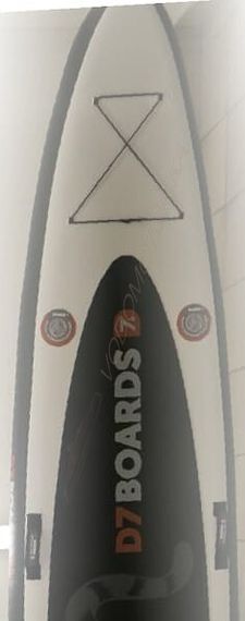 Надувная доска для SUP серфинга D7 Boards Tiger 22.0