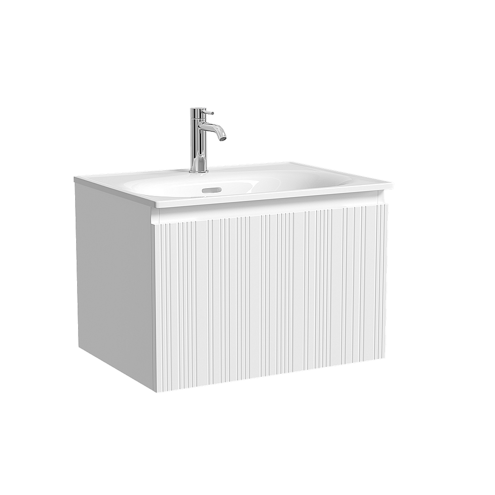 Тумба с раковиной Sancos CODE CD60W/CN13001 60 белая