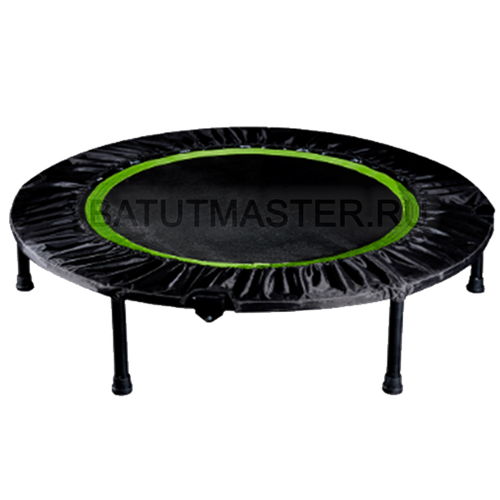 Каркасный батут, диаметр 3,3 фт, черно-зеленый B-15734