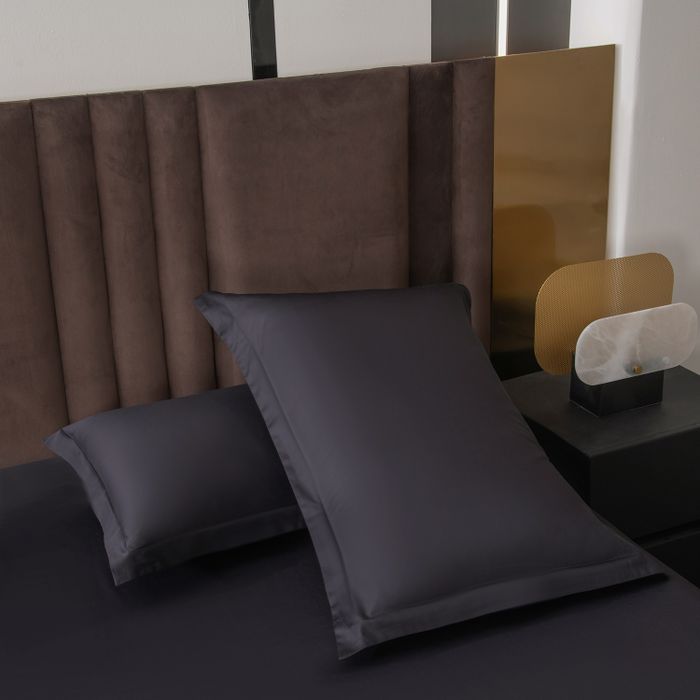 Комплект постельного белья на резинке с одеялом Вельвет Премиум «Насыщенный минимализм»