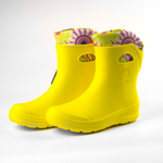 Полусапожки женские, утепленные Kaury "Рысь" 870 У (Желтый-ромашка)