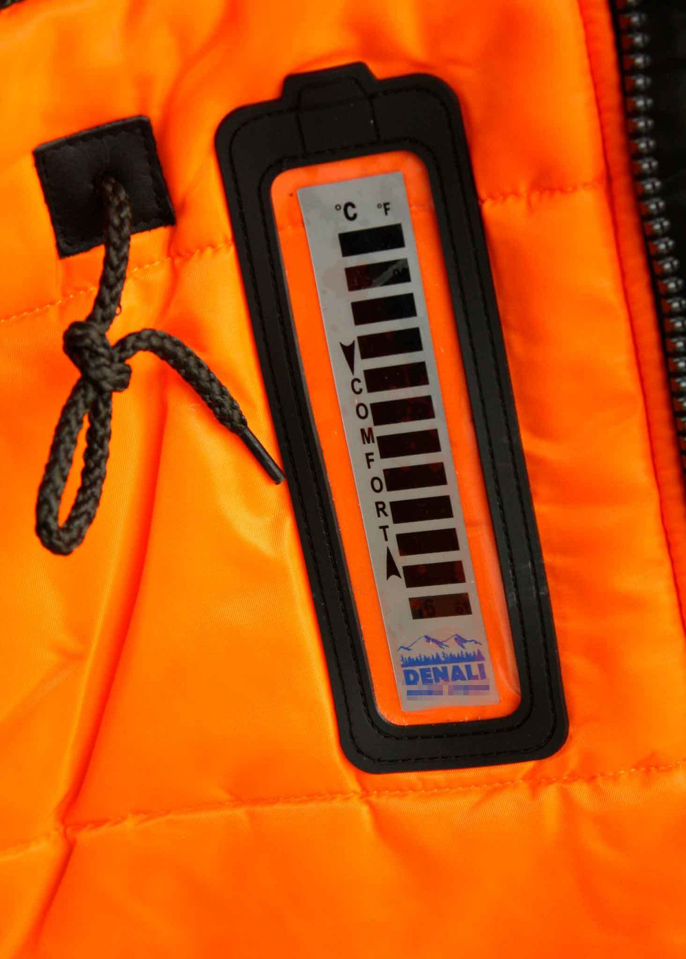 Куртка Аляска N-3B Husky Denali (т. серая - beluga/orange)