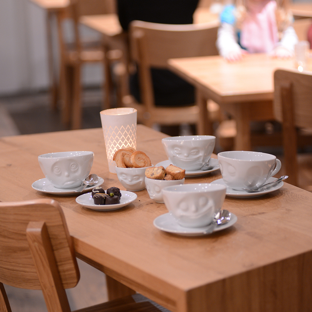 Чайная пара kissing, 200 мл, белая