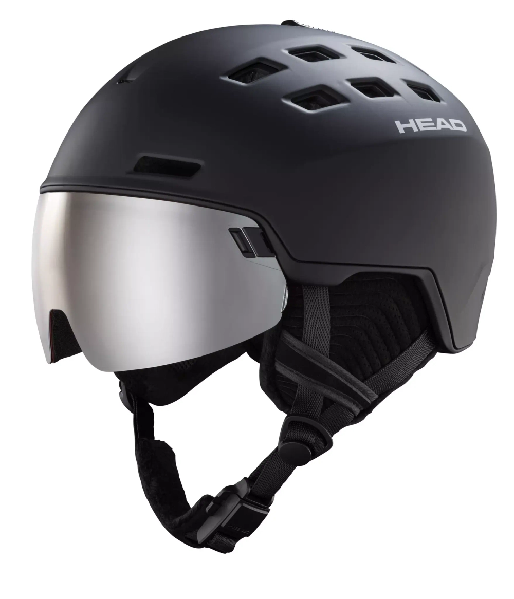 HEAD 24/25 шлем горнолыжный 323423 RADAR с визором S2 (VLT 20%) black