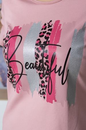 Женская футболка Beautiful-Пудра