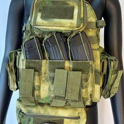 Жилет (плитник быстросъемный на сбросах COBRA/разгрузка),мох