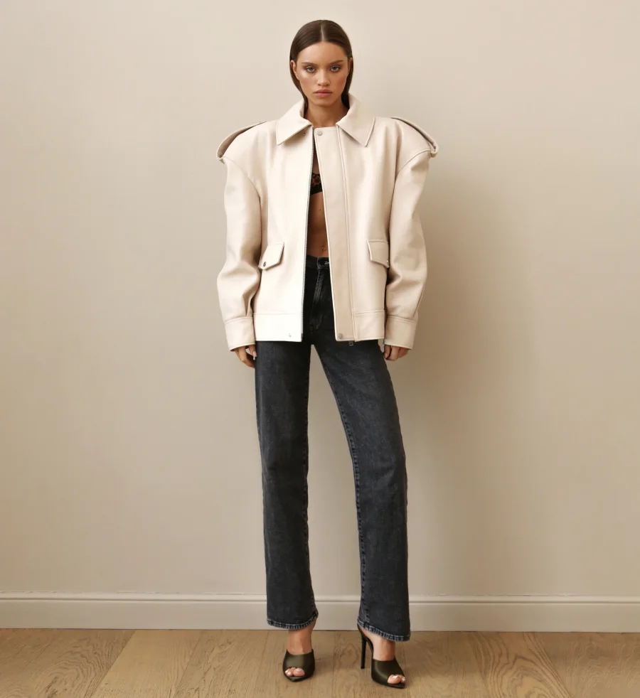 Куртка LIGHT NAPPA, Молочный