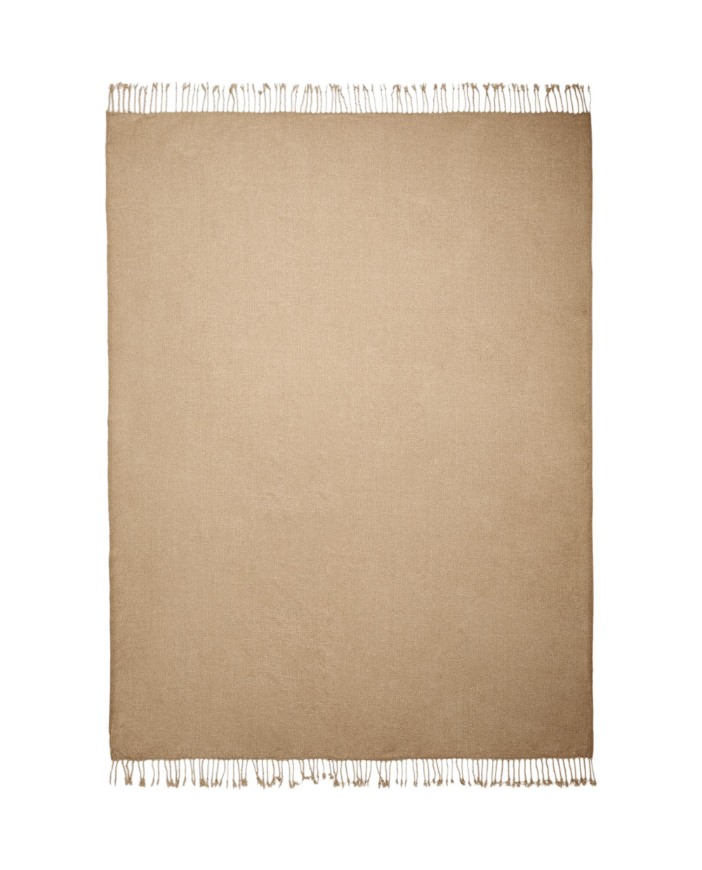 Zara Home плед из полиэстера, коричневый, 140x190 см · 2360/004