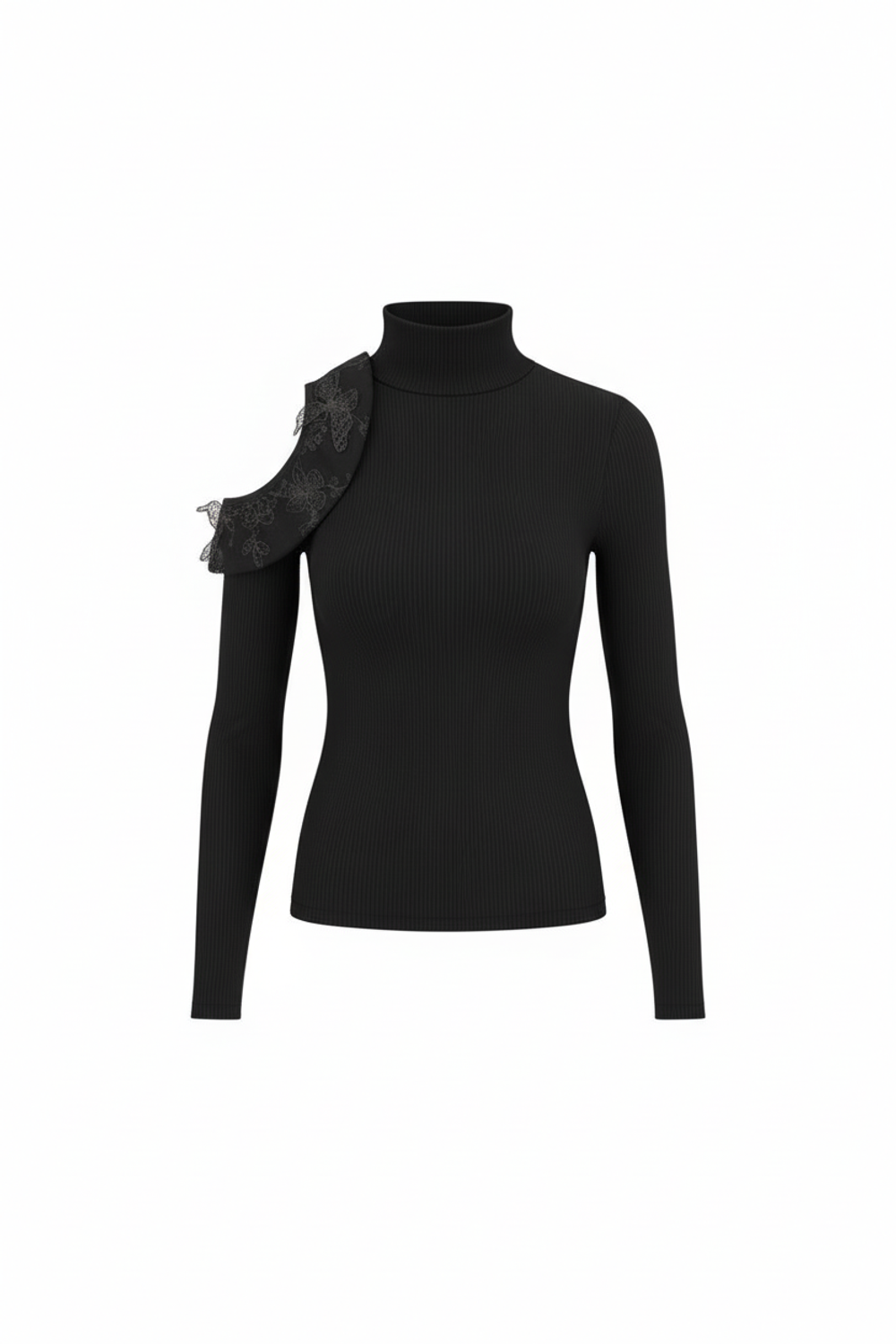 Водолазка с открытым плечом