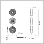 Настольная лампа Odeon Light 5416/13TL CARAMELLA