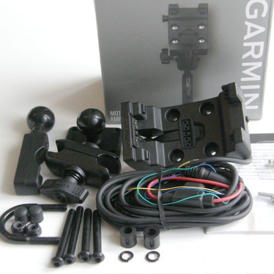 Комплект Garmin для крепления на мотоцикл/квадроцикл AMPS с аудио и кабелем питания