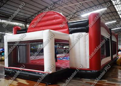 Надувная спортивная площадка "Три в одном", 16*8*2,2 м