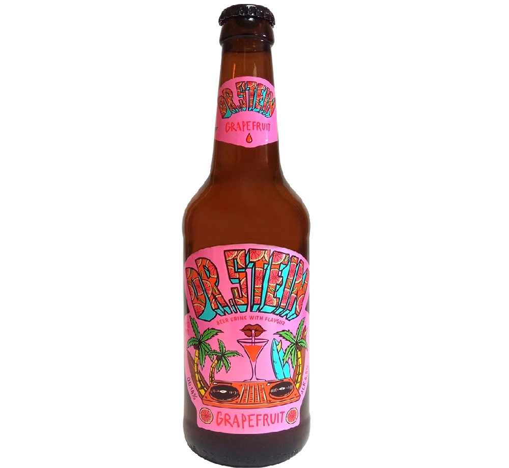 Пивной напиток Dr.Stein Грейпфрут 0.45 л. glass