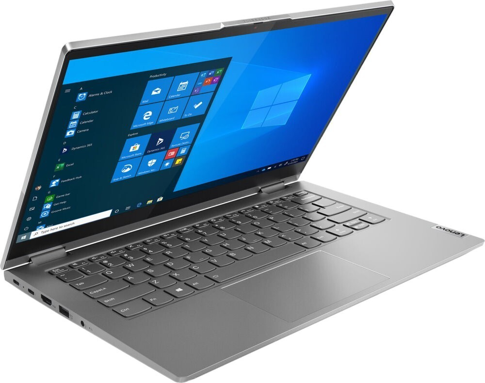 Ноутбук Lenovo ThinkBook 14s Yoga ITL (20WE0030RU) 14.0; FHD Touch GL i5-1135G7/8Gb/512Gb SSD/Iris Xe Graphics/NO OS/Mineral grey