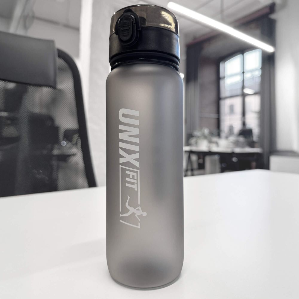 Спортивная бутылка для воды UNIX Fit Prime (1 л), Черная