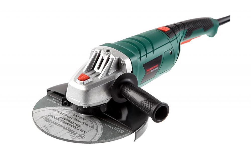 Угловая шлифмашина Hammer USM 2400 D, 2400 Вт, 230 мм
