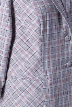 Жакет женский 3736зпг, клетка белая #406БКл043736зпг