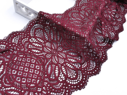 Эластичное кружево, брусничное вино, 23,5 см, (Арт: EK-2784), м