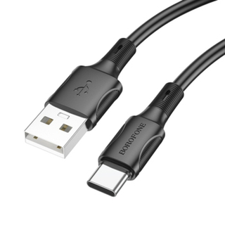 Шнур USB - Type-C  3,0Ам/1,0м черный Borofone ВХ80 #70385/48484