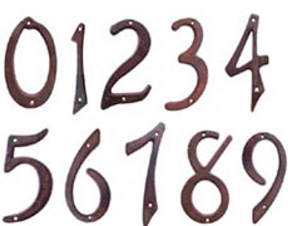 Номер "4" чугунный,100мм (100/200) Mt 0623-4