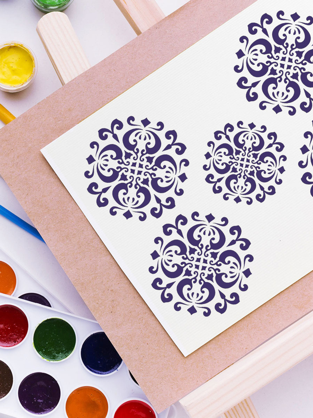 Трафарет для скрапбукинга из пластика многоразовый 046