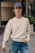 Мягкий трикотажный свитер - ZARA