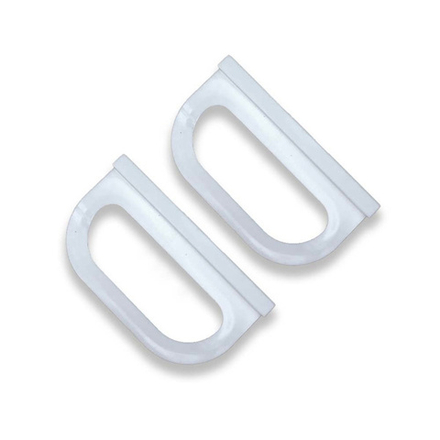 Ручка для москитной сетки Qually пластиковая 2шт белая