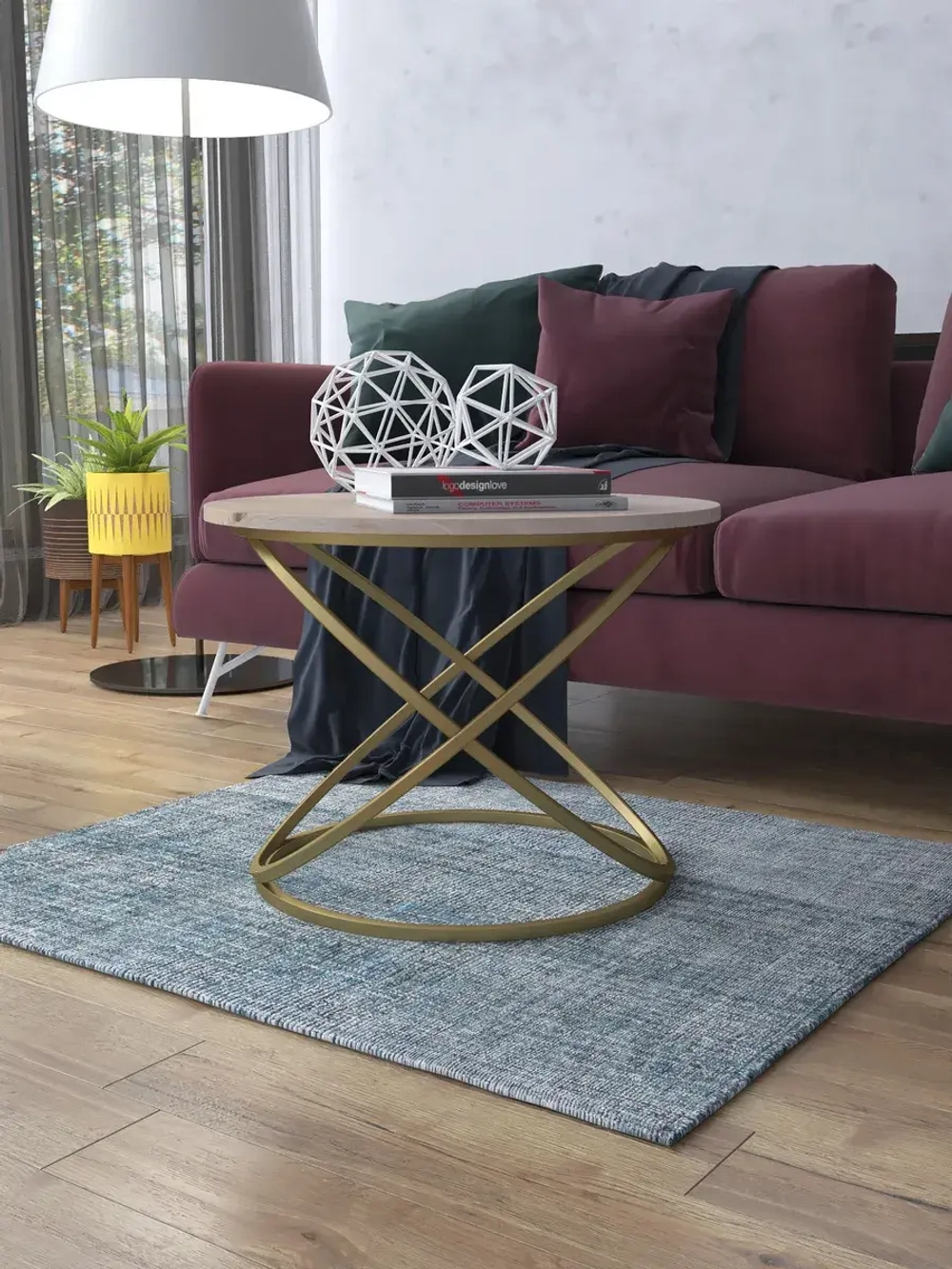 Журнальный стол Инфинити - ЗД - МДФ в ПВХ