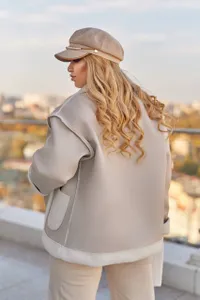 Дубленка УК-5990-3 Фабрика Моды