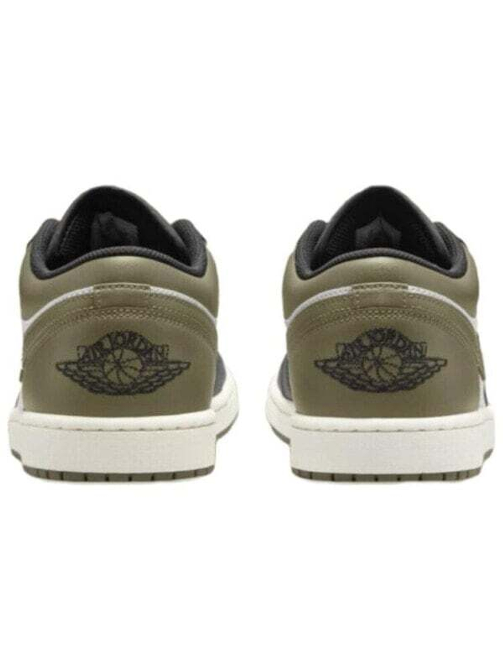 Кроссовки Jordan 1 Low Black Toe Medium Olive