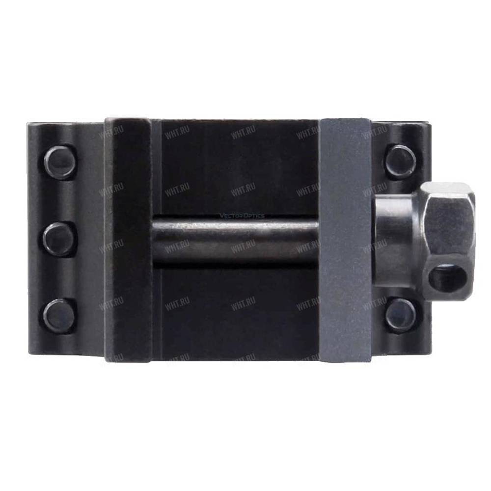Кольца VECTOR X-Accu Medium Tunnel на базу Picatinny | Weaver, 30 мм (6 винтов), BH=16,75 мм