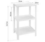 Полка прямоугольная малая (3 секции) 340х280х527